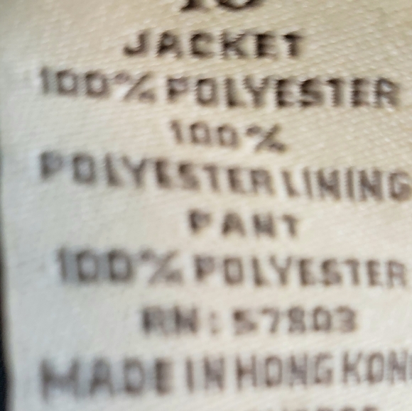 Norton McNaughton Black Mid-Length Padded Shoulders Blazer Size 10 - Picture 10 of 10